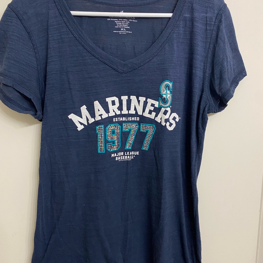 Mariners Navy Blue T-Shirt Women’s XL